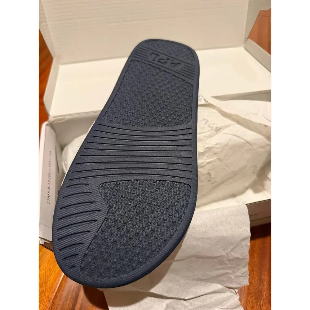 New APL techloom midnight pristine forged blue slides sandals size 8
